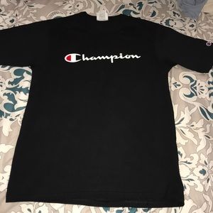 This is a champion logo shirt never worn